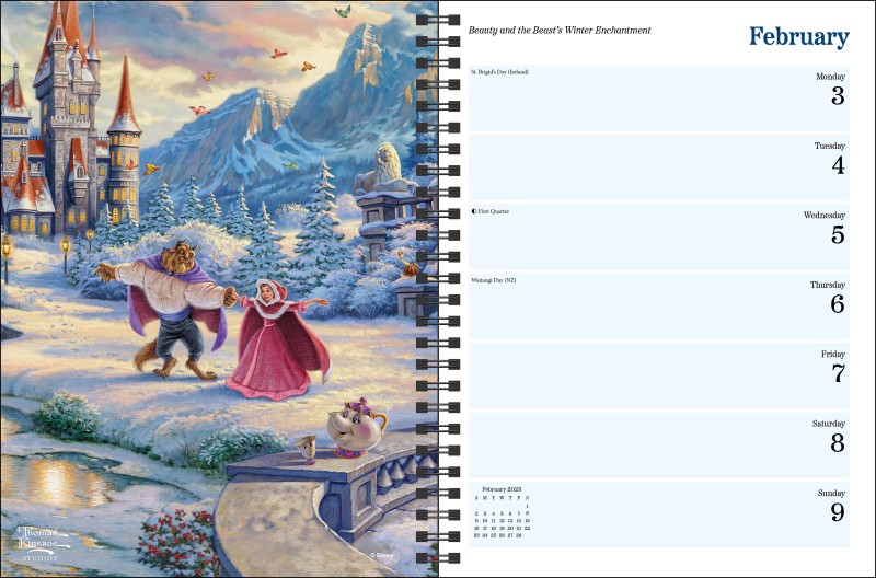 Disney Dreams Collection by Thomas Kinkade Studios 12Month 2025