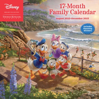 Disney Dreams Collection by Thomas Kinkade Studios: 17-Month 2022-2023 Family Wall Calendar