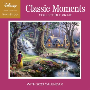 Disney Dreams Collection by Thomas Kinkade Studios: 2023 Collectible Print with Wall Calendar