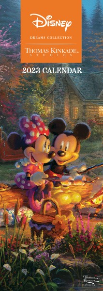 Disney Dreams Collection by Thomas Kinkade Studios: 2023 Slimline Wall Calendar