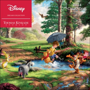 Disney Dreams Collection by Thomas Kinkade Studios: 2024 Mini Wall Calendar