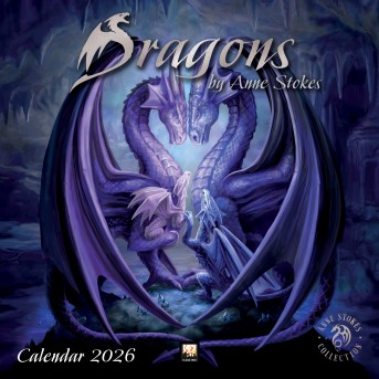 Dragons by Anne Stokes Wall Calendar 2026 (Art Calendar)