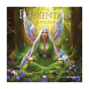 Elementals by Anne Stokes Mini Wall Calendar 2027 (Art Calendar)
