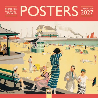 English Travel Posters Wall Calendar 2027 (Art Calendar)