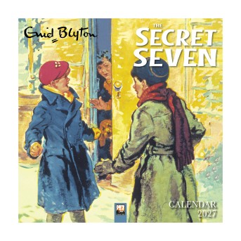 Enid Blyton: The Secret Seven Mini Wall calendar 2027 (Art Calendar)