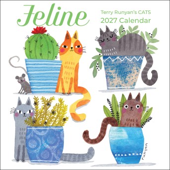 Feline 2027 Mini Wall Calendar