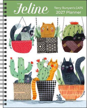 Feline 2027 Monthly/Weekly Planner Calendar