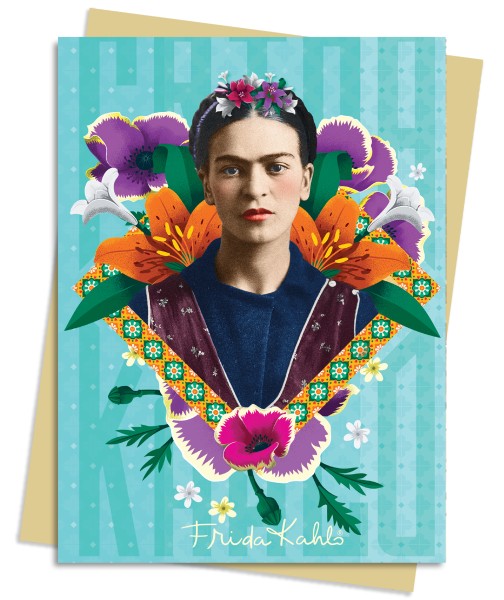 Frida Kahlo Blue Greeting Card Pack
