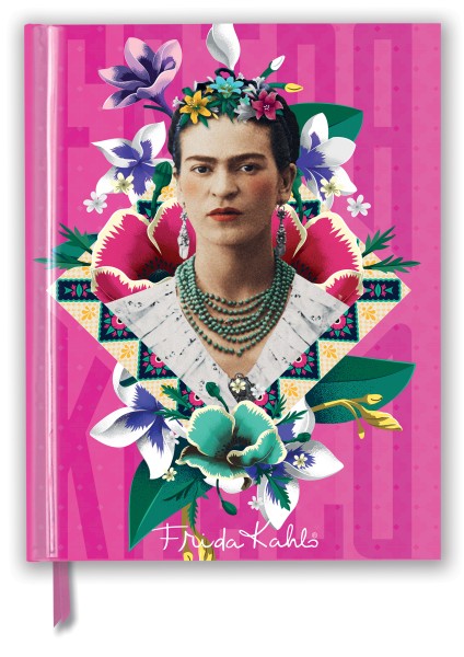 Frida Kahlo Pink (Blank Sketch Book) - Flame Tree Publishing