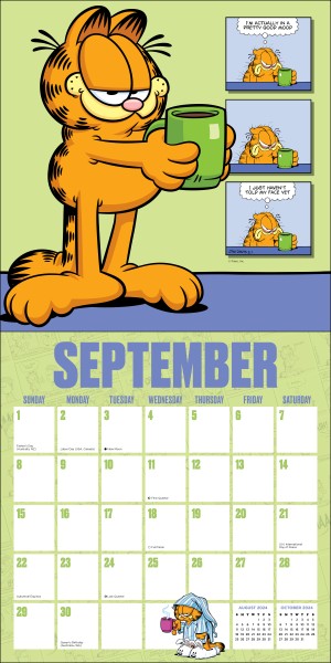 Garfield 2024 Wall Calendar - Flame Tree Publishing