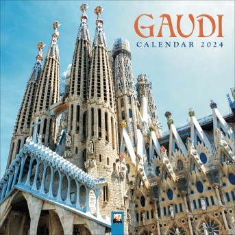 Gaudí Wall Calendar 2024 (Art Calendar)