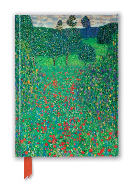 Gustav Klimt: Poppy Field (Foiled Journal)