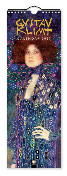 Gustav Klimt Slim Calendar 2027 (Art Calendar)