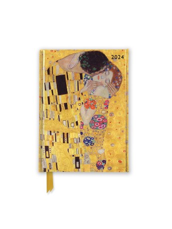 Gustav Klimt: The Kiss 2024 Luxury Pocket Diary - Week to View