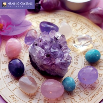 Healing Crystals Wall Calendar 2027 (Art Calendar)