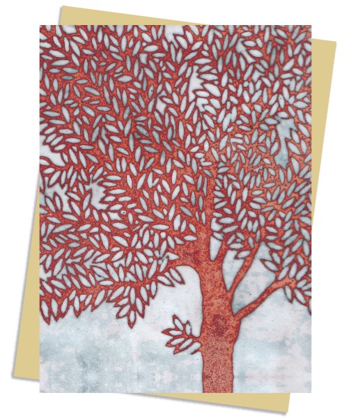 Janine Partington: Copper Foil Tree Greeting Card Pack
