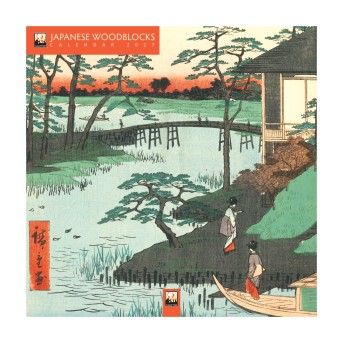 Japanese Woodblocks Mini Wall Calendar 2027 (Art Calendar)