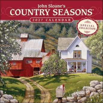 John Sloane's Country Seasons® 12 x 12 Special Collection 2027 Wall Calendar
