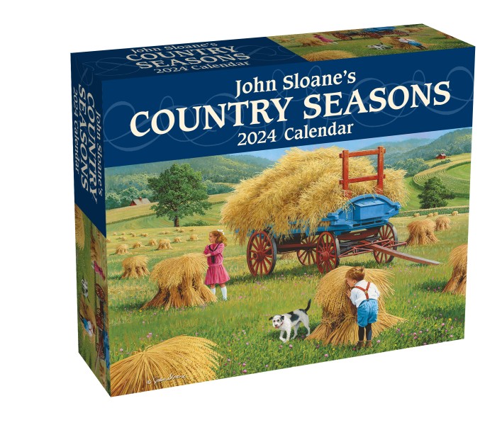 John Sloane's Country Seasons 2024 DaytoDay Calendar Flame Tree