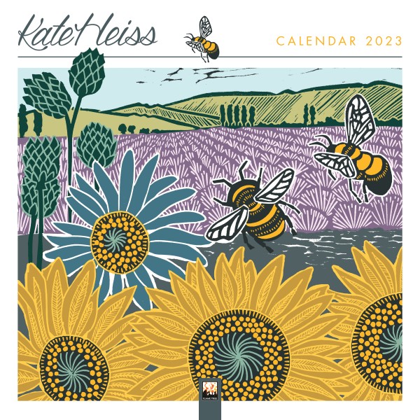 Kate Heiss Wall Calendar 2023 (Art Calendar) Flame Tree Publishing