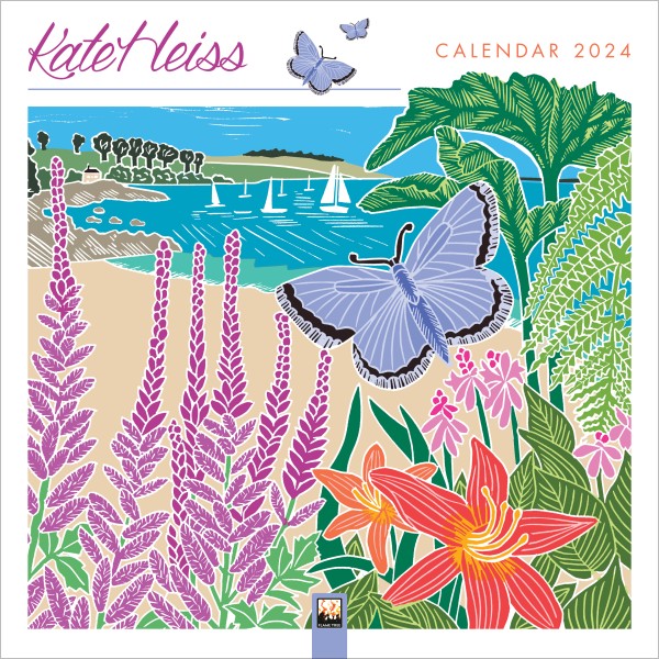 Kate Heiss Wall Calendar 2025 (Art Calendar) Flame Tree Publishing