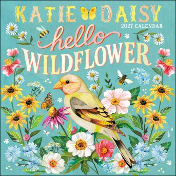Katie Daisy 2027 Wall Calendar