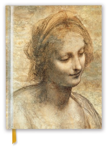Leonardo da Vinci: Detail of the Head of the Virgin (Blank Sketch Book)