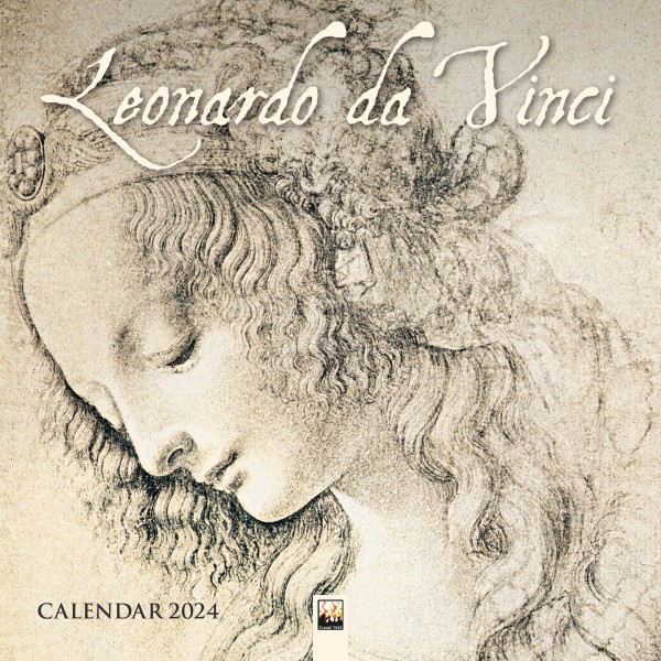 Leonardo da Vinci Wall Calendar 2024 (Art Calendar) - Flame Tree Publishing