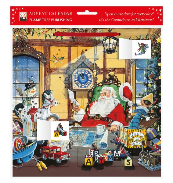 Letter to Santa advent calendar (with stickers)