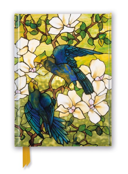 Louis Comfort Tiffany: Hibiscus and Parrots, c. 1910–20 (Foiled Journal) -  Flame Tree Publishing