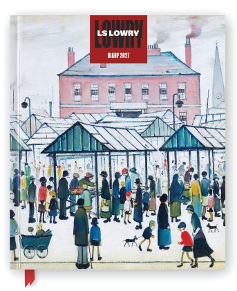 Lowry 2027 Desk Diary Planner - Week to View, Illustrated throughout