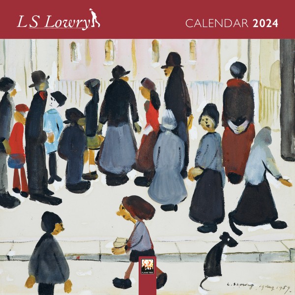 L.S. Lowry Mini Wall Calendar 2024 (Art Calendar)