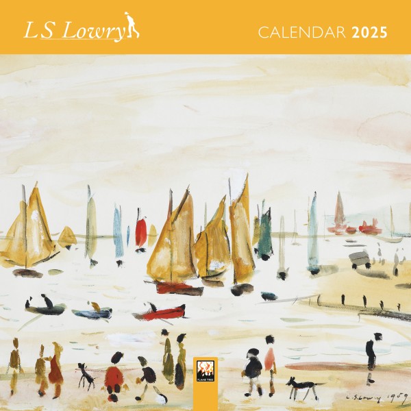 L.S. Lowry Mini Wall Calendar 2025 (Art Calendar) Flame Tree Publishing