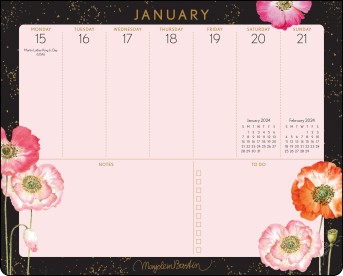 Marjolein Bastin 2024 Weekly Desk Pad