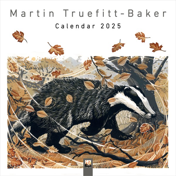 Martin TruefittBaker Wall Calendar 2025 (Art Calendar) Flame Tree