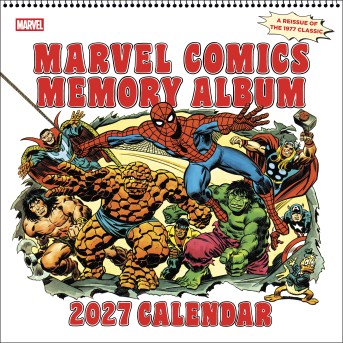 Marvel Comics Memory Album 2027 Wall Calendar: A Reissue of the 1977 Classic