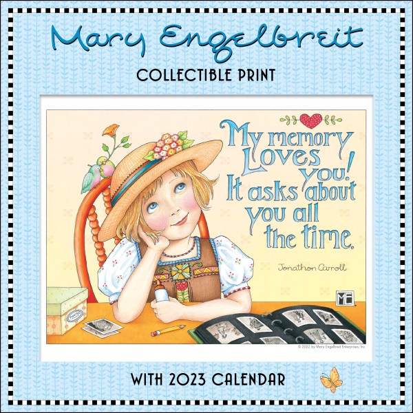 Mary Engelbreit's 2023 Collectible Print with Wall Calendar