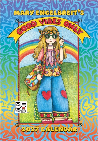 Mary Engelbreit's Good Vibes Only 2027 Monthly Pocket Planner Calendar