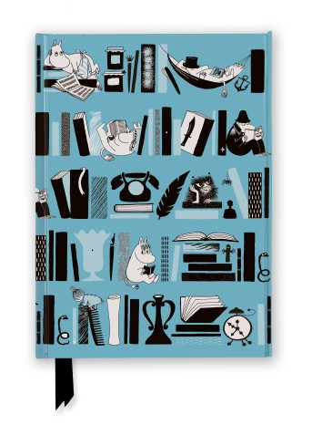 Moomin Bookshelves: Pale Blue (Foiled Journal)