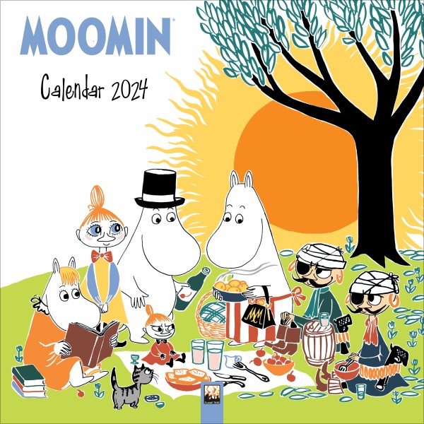 Moomin Wall Calendar 2024 (Art Calendar) Flame Tree Publishing