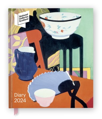 National Galleries Scotland 2024 Desk Diary - Week to View, Illustrated on every page