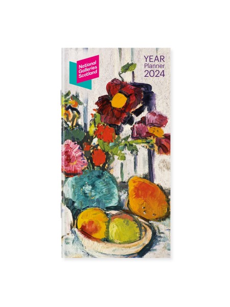 National Galleries Scotland: Floral 2024 Year Planner - Month to View