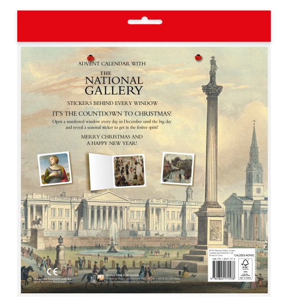 National Gallery Advent Calendar (with stickers) Flame Tree Publishing