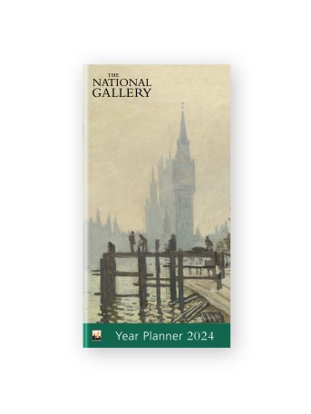 National Gallery: Monet, The Thames Below Westminster 2024 Year Planner - Month to View