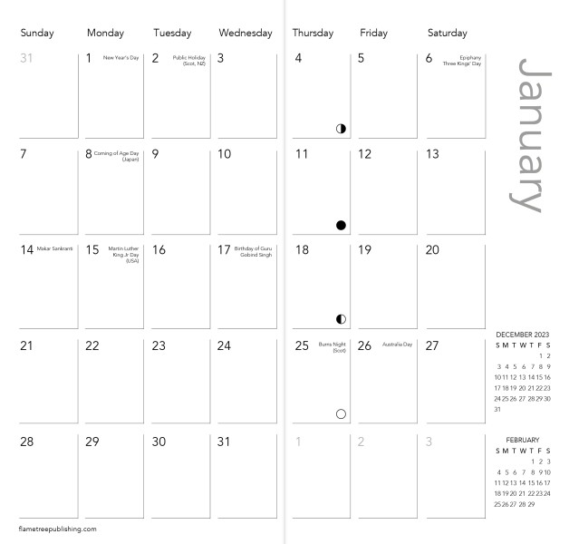 National Gallery The Thames Below Westminster 2024 Year Planner