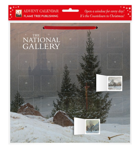 National Gallery: Trafalgar Square at Christmas Advent Calendar (with stickers)