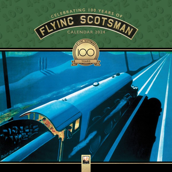 National Railway Museum: The Flying Scotsman Wall Calendar 2024 (Art Calendar)