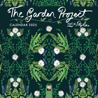 Nel × Polly Rose: The Garden Project Mini Wall Calendar 2025 (Art Calendar)