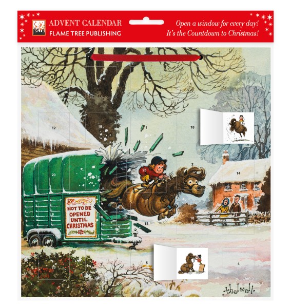 Norman Thelwell - Pony Cavalcade Advent Calendar (with stickers)