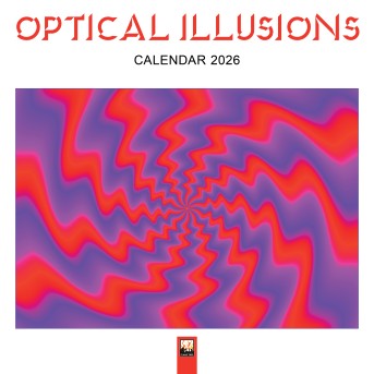 Optical Illusions Wall Calendar 2026 (Art Calendar)